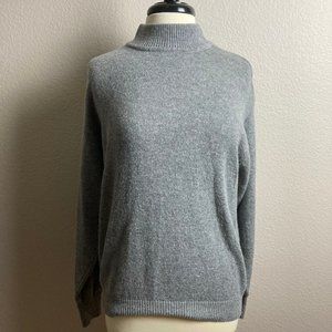 Brandy Melville Knit Turtleneck Wool Blend Gray Sweater - OS